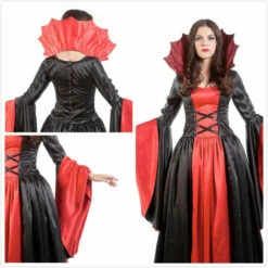 Victorian Queen Vampire Costume For Adult Women -EpicCosplay Shop Victorian Queen Vampire Costume for Adult Women 4