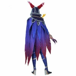Xayah Costume Woman The Rebel Cosplay Halloween Costume Outfit With Ears, Bird Feet Covers And Skull -EpicCosplay Shop Xayah Costume Woman The Rebel Cosplay Halloween costume Outfit with Ears Bird feet covers and Skull 4