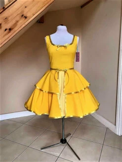 Yellow Princess Belle Dress Cosplay Costume Inspired Dress -EpicCosplay Shop Yellowprincessdress 3