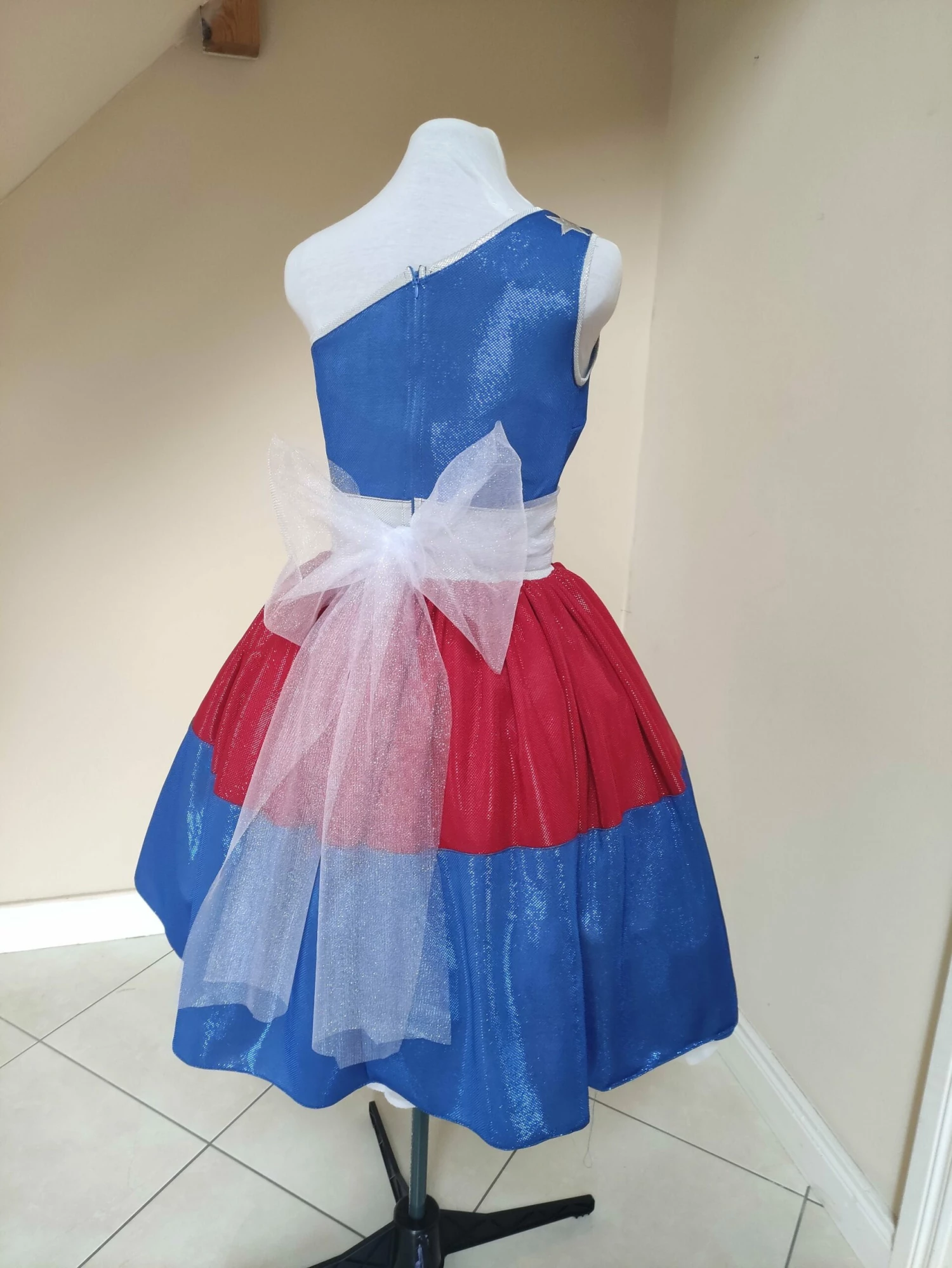 Patriotic Dress 4th Of July Costume,Pageant Cosplay Costume 4 Patriotic Dress 4th Of July Costume,Pageant Cosplay Costume - Image 2