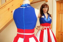 Pageant Dress America Dress Flag Dress USO Dress -EpicCosplay Shop flagdress USOgirldress 1