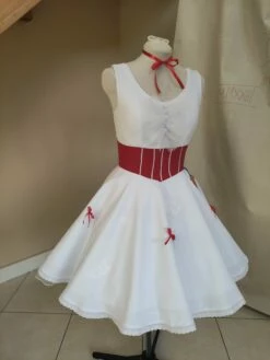 Mary Poppins White Holiday Dress Cosplay Costume 19 Mary Poppins White Holiday Dress Cosplay Costume -EpicCosplay Shop whiteholidaydress 1