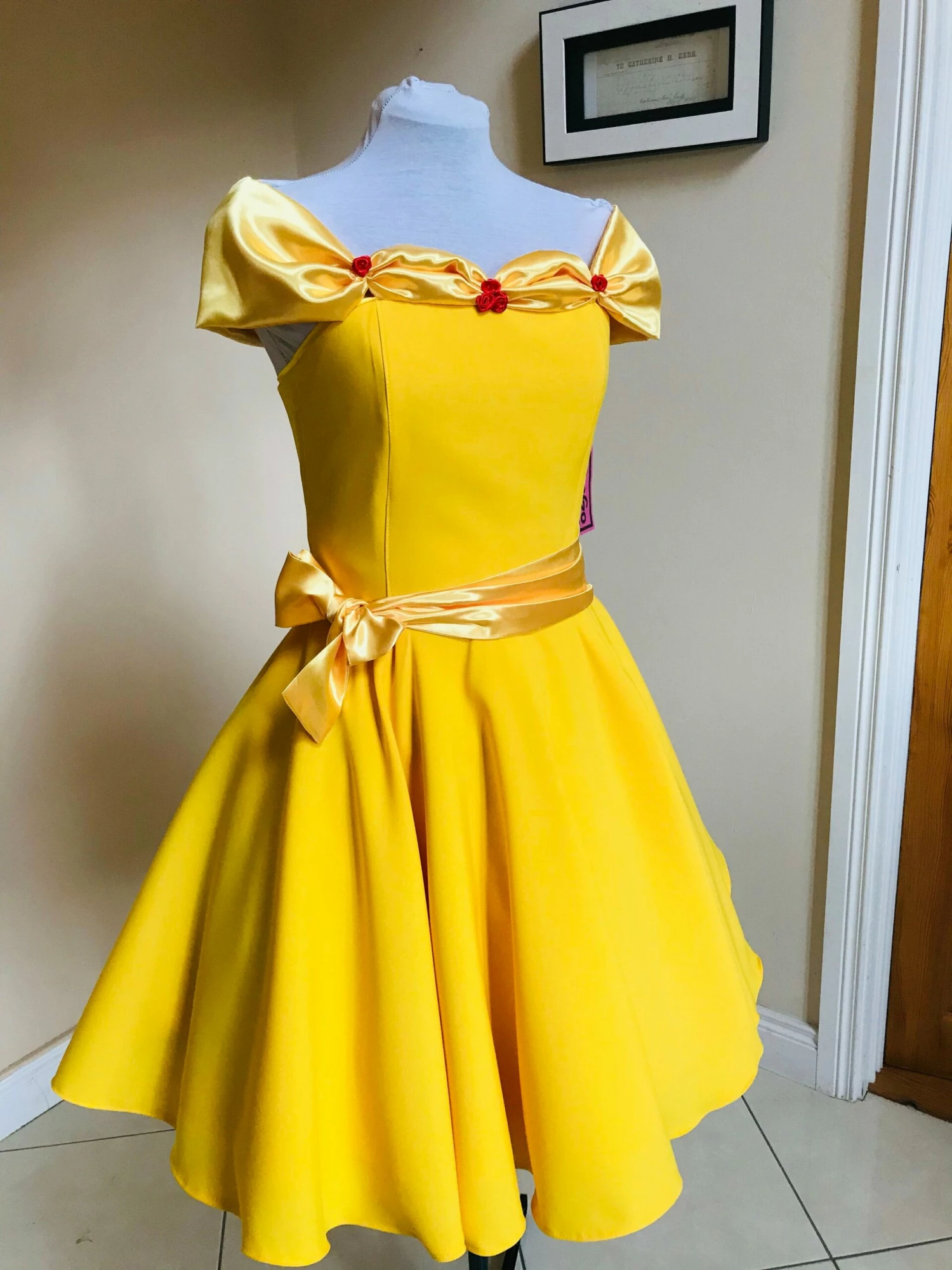 Yellow Belle Dress Princess Cosplay Dress 3 Yellow Belle Dress Princess Cosplay Dress